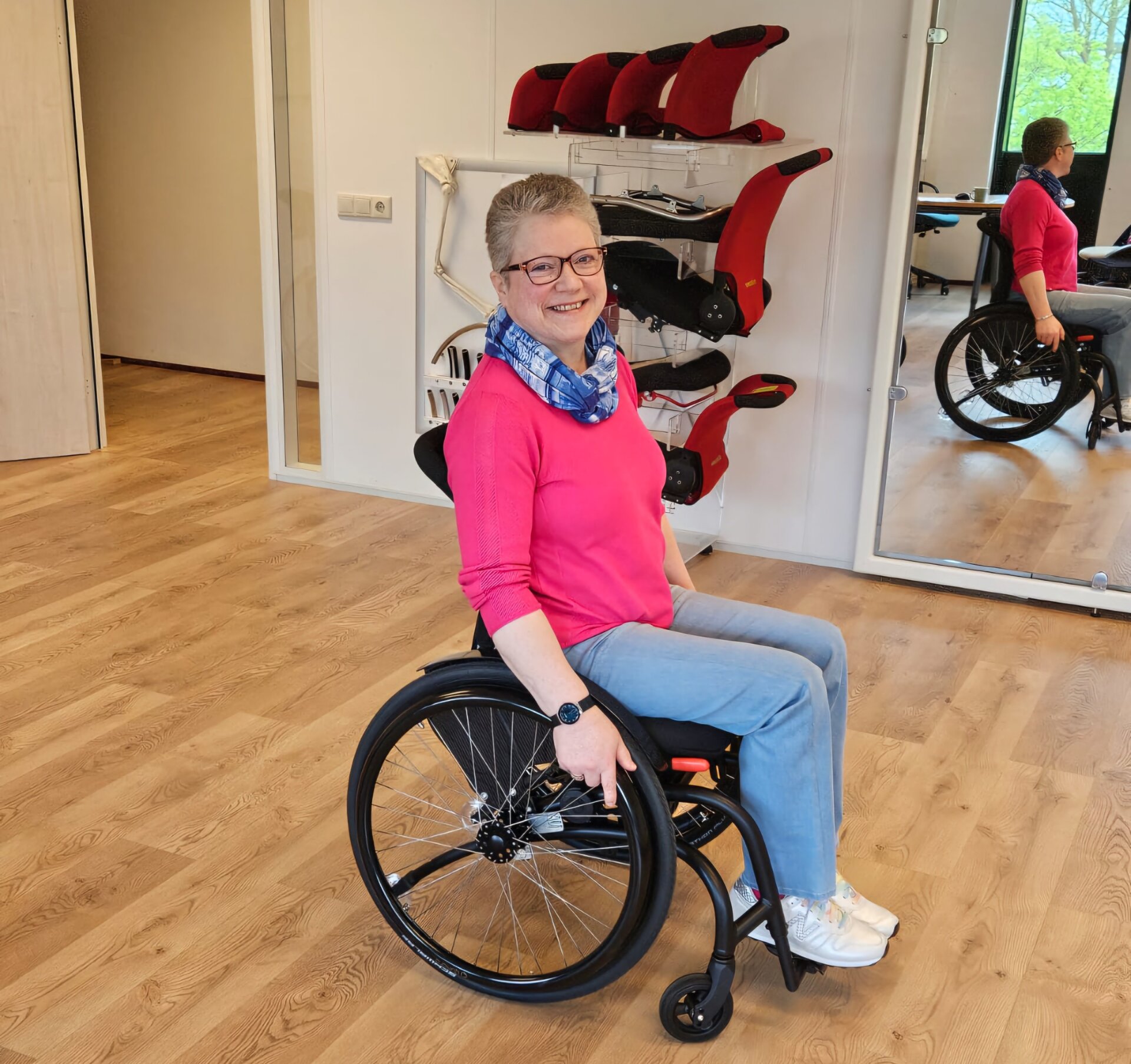 mein erster O4 Flow Aktiv Annette Runte mit favorit Rückenlehne