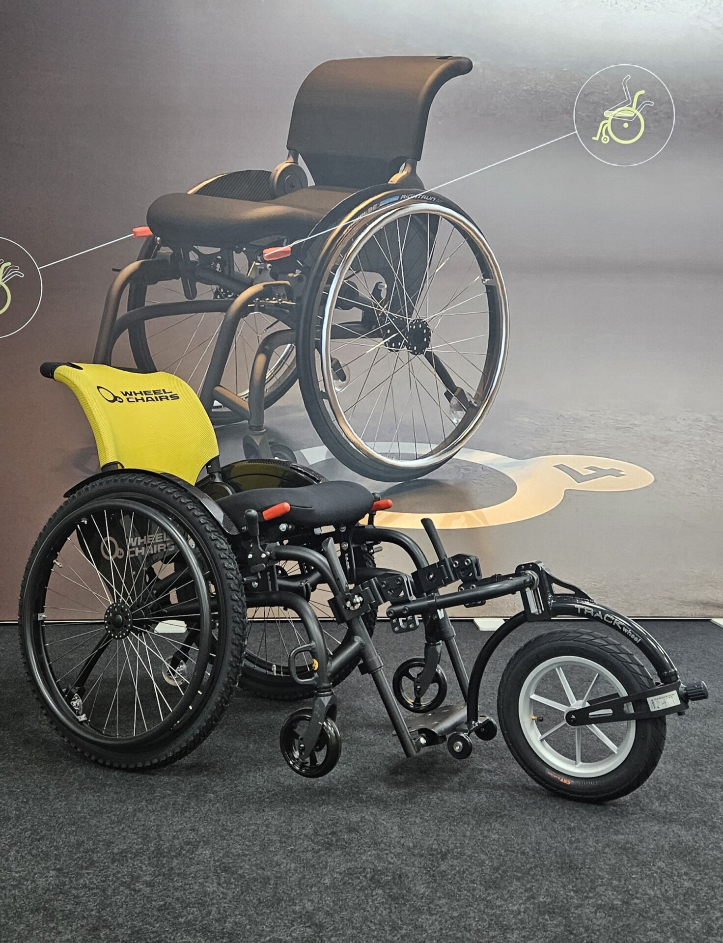 TrackWheel Double Arm Beursaanbieding Outdoorset double arm