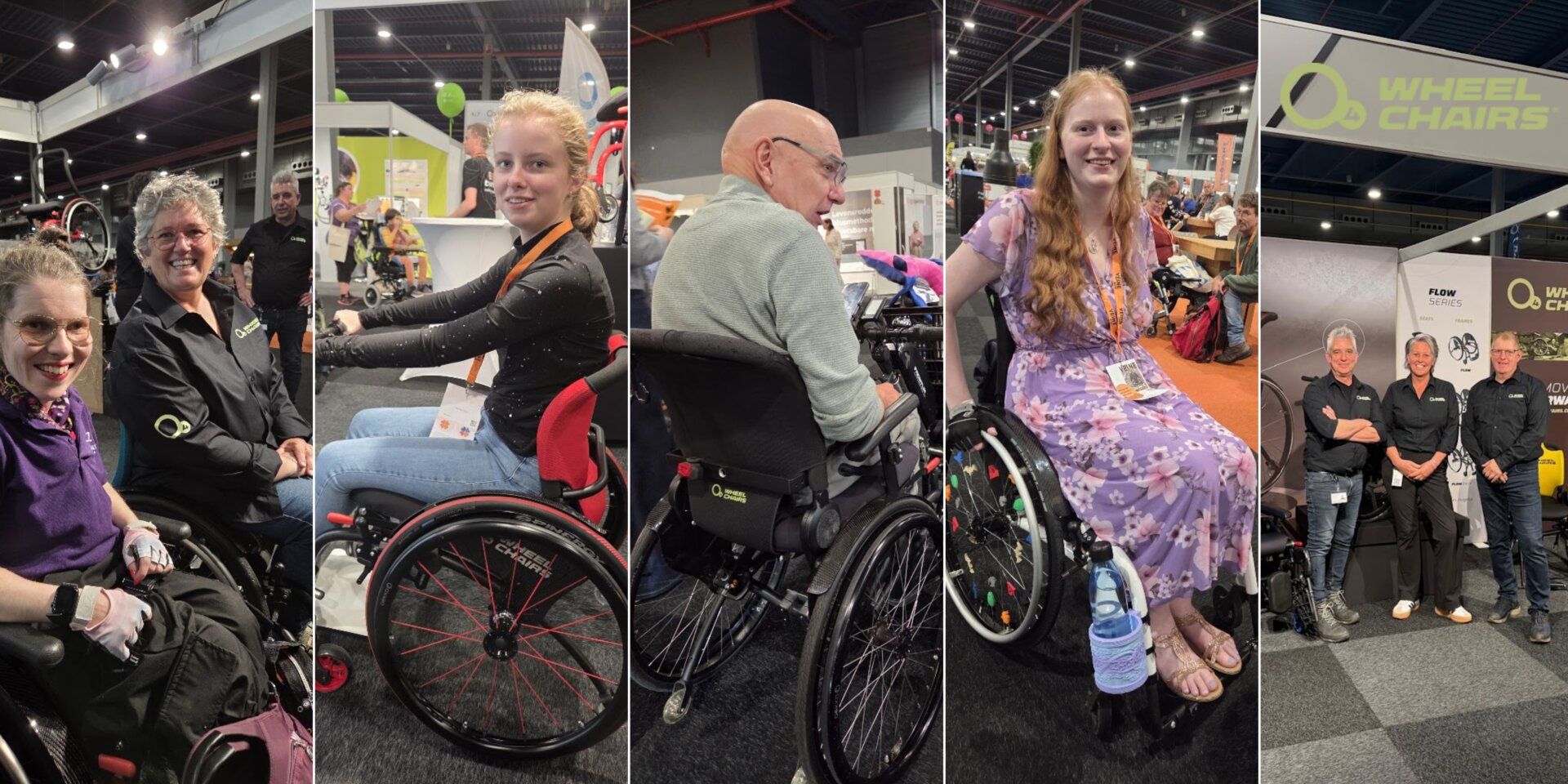 O4 wheelchairs op de beurs