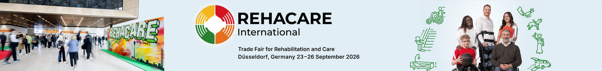 Rehacare Trade Fair - 23 t/m 26 September 2026 - Düsseldorf